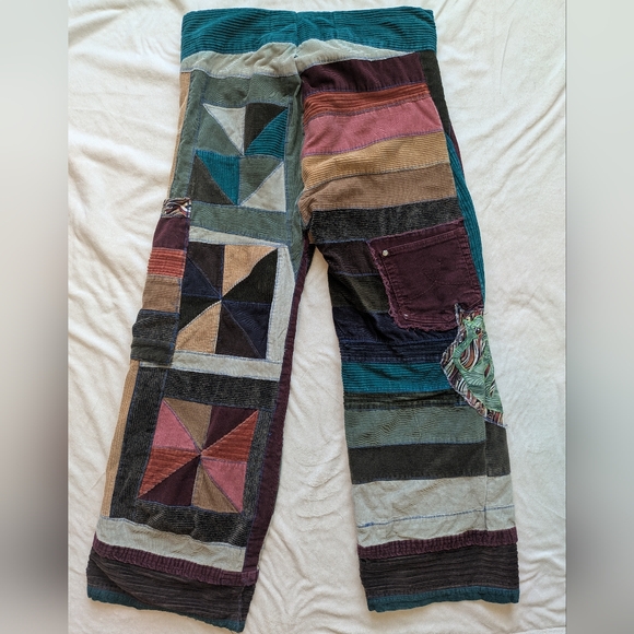 Colorful Patchwork Pants - Picture 2 of 7